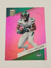 Garrett Wilson 2023 Panini Donruss Elite Pink Football Card # 38 New York Jets