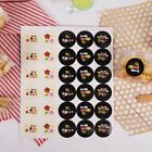 150/200pcs New Year Stickers Handmade Card Box Cookie Cake Bakery Sealing Label
