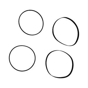 4X Cinturones para SONY TC-WE435 TC-WE635 TC-WE425 TCWE435 TCWE635 TCWE425 ENVÍO RÁPIDO - Imagen 1 de 5