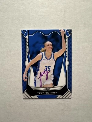 Tarjeta promocional Toby Fournier 2025 Leaf #PB-1 autógrafo automático tarjeta de novato radiocontrol Foto 1 de 2