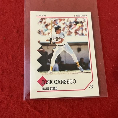 Pegatina Panini 1992 "Juego de adivinanzas" José Canseco #9 casi nueva-como nueva Atletismo Foto 1 de 2