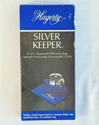 Hagerty Silver Keeper Borsa con Cerniera Antiappannamento 6" x 6" Panno Argentiere - Immagine 1 di 4