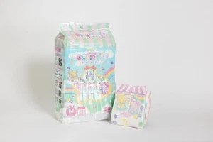 Omutopia Pastel Puffies Adulto ABDL Cinta Pañal Tipo 6000ml Absorción Tamaño M - Imagen 1 de 9