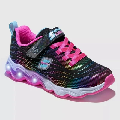 Zapatillas S Sport by Skechers Jazmin 2.0 Iluminadas 13 Negras - Nuevas Con Etiquetas Foto 1 de 4