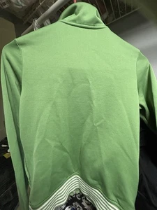 Y2K Vintage Track Jacket Green By Rue 21 Size Medium Long Sleeve - Picture 1 of 5