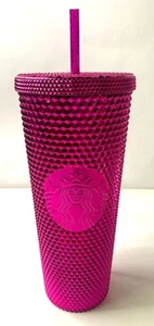 Starbucks 2022 Sangria Studded Fall Winter Holiday Bling Venti Tumbler 24 Oz - Picture 1 of 7
