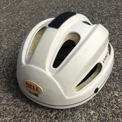 Casco de bicicleta Bell vintage V1 Pro años 80 bicicleta blanco aprox tamaño grande Foto 1 de 4