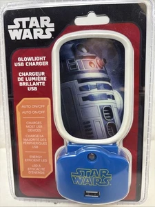 NIB Star Wars R2-D2 Glowlight USB Charger Energy Efficient LED Night Light O/S - Picture 1 of 4