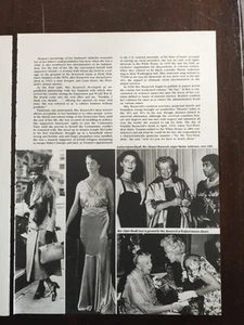 Eleanor Roosevelt Fotoseiten 1986 schönes s/w Bild Menschen eine Geschichte unserer Zeit - Bild 1 von 4