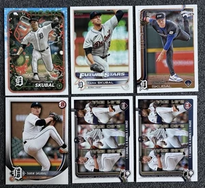 TARIK SKUBAL 2022-2025 Baseball Card Lot! 6x Cards Tigers Topps Holiday - Picture 1 of 2