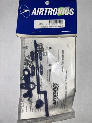 Airtronics Vintage RC Car Part # 98302 Blue Micro Servo Saver Set Classic Mini-T - Image 1 of 2