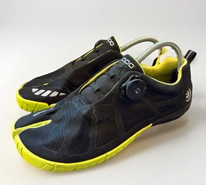 Topo Athletic M-RR Men's Black Sneaker 8.5 Hybrid Barefoot Split Toe Shoes BOA - Picture 1 of 8
