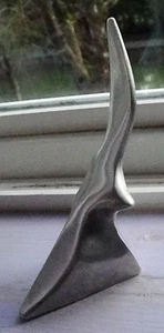 HOSELTON KANADA MASSIVE ALUMINIUM FREISTEHENDE MÖWE SKULPTUR SIGNIERT & NUMMERIERT - Bild 1 von 3