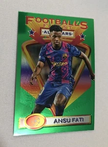 2021-22 Topps Finest Flashbacks UEFA All-Stars Ansu Fati #10 - Picture 1 of 2