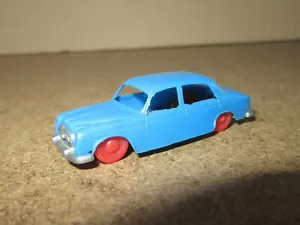222Q Vintage Jouef Ho Peugeot 403 Berlina Blu 1:87 Giocattolo IN Plastica - Foto 1 di 6