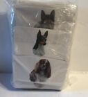 Disposable Coffee Sleeves With Assorted dog Pictures.