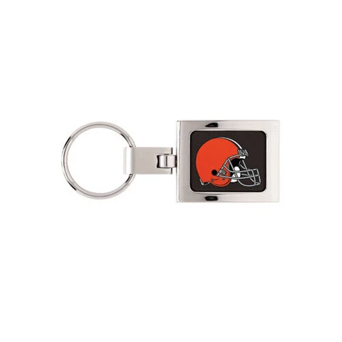 Cleveland Browns Domed Metal Keychain Key Chain NFL New Cover