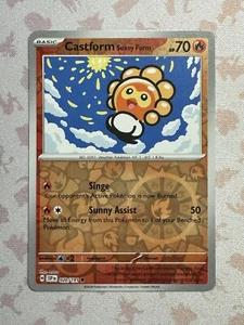 Pokémon TCG Castform Sunny Form 020/191 Sv08: Surging Sparks Reverse Holo - Picture 1 of 1