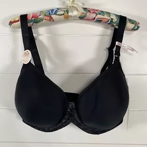 Cake Lingerie Womens Waffles Nursing Tshirt Bra 36E Black Full Coverage Support - Picture 1 of 17