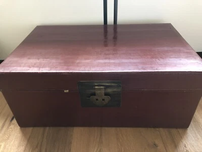 Asia Deko-Truhe - Bild 1 von 4