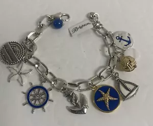 Brighton CRUZ Nautical Charm Bracelet NWT Retails for $110 - Picture 1 of 7