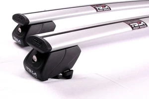 2xSilve Roof racks / Cross bars for MG HS 2019 - 2025 Fits low profile roof rail - Picture 1 of 10