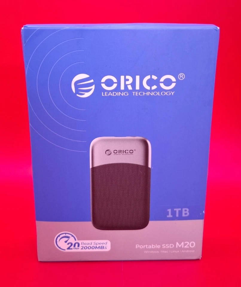 ORICO 1TB Portable SSD Up to 2000MB/s External Solid State Drive - Image 1 of 4