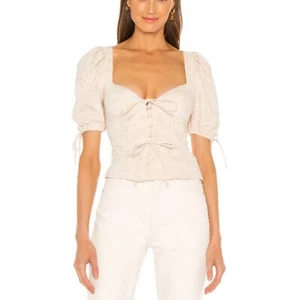 Blusa Top Babydoll Floral Manga Corta Majorelle Para Mujer Talla L Leche de Avena Cordova - Imagen 1 de 12