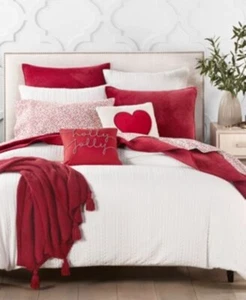 $360 Charter Club Damask Designs Woven Tile 3-Pc White Comforter Set Queen/full - Picture 1 of 8