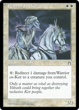 WARRIOR EN-KOR ~mtg EX/LP Stronghold Unc x4