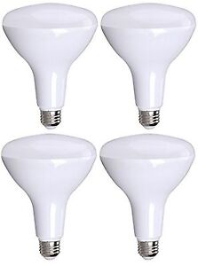 4 Pack Bioluz LED BR40 90 CRI Dimmable LED Bulb, 80W Equivalent (Uses 13W), 1...