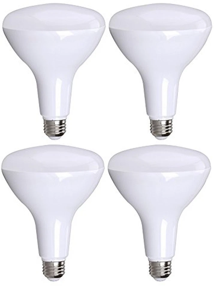 4 Pack Bioluz LED BR40 90 CRI Dimmable LED Bulb, 80W Equivalent (Uses 13W), 1... - Image 1 of 4