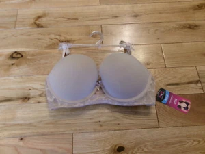 NEU MIT ETIKETT $ 44 BALI PUSH-UP PLÜSCH GEPOLSTERT NUDE BH GRÖSSE 38C - Bild 1 von 1