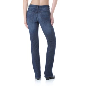 Wrangler Mae Premium Patch Straight Leg Stretch Jean - Sizes 1-15, 30-36" Length - Bild 1 von 3