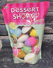 DESSERT SHOP EGG HUNT~12 PLASTIC EASTER EGGS WITH CANDY INSIDE~SMARTIES CANDY