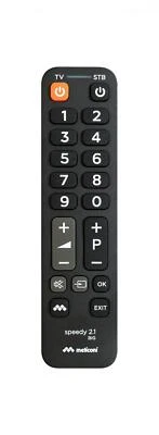 Meliconi Telecomando Ir Wireless Sintonizzatore Tv Set-Top Box 807025 - Immagine 1 di 3