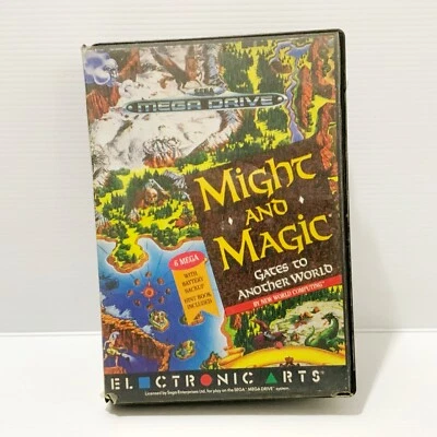 Might And Magic: Gates To Another World + Box - Sega Mega Drive - Tested & Works - Image 1 of 4