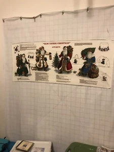 Old Fashion Saint Nick Applikation Stoff Panel  - Bild 1 von 2