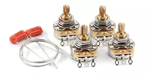 4x TAOT Custom CTS 500K Pots 3/8” Short + 2x Orange Drop .022uf 200V Caps - Picture 1 of 5