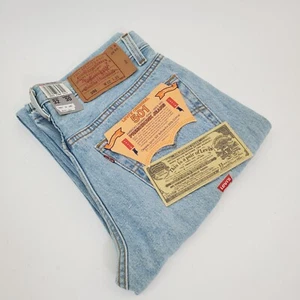 NWT Deadstock Vintage 1993 Levis 501 Pre-Shrunk Lt Stonewash Made in USA 32WX30L - Picture 1 of 19