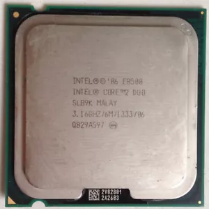 Intel Core 2 Duo E8500 SLB9K 3.16GHz LGA775 6MB Wolfdale 45nm Processor 65W - Picture 1 of 1