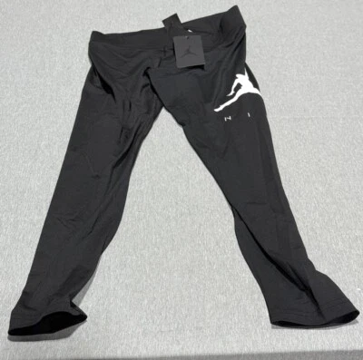 Michael Air Jordan Nike Jumpman девочек черный леггинсы йога брюки XL новый с Ярлыками - Изображение 1 из 4