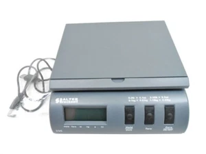 Salter Brecknell 335 elektronische tragbare USB-Waage 35 Pfund x 0,2 Unzen, grau - Bild 1 von 6