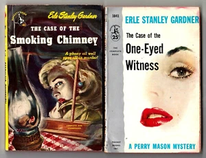 THE CASE OF THE SMOKING CHIMNEY/THE ONE-EYED WITNESS (Erle Stanley Gardner/1sts) - Picture 1 of 6