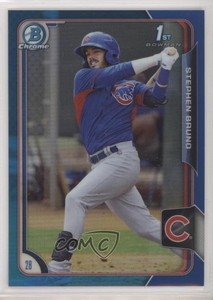 2015 Bowman Chrome Prospects Blue Refractor /150 Stephen Bruno #BCP219