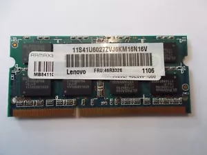 IBM/Lenovo / 2GB DDR3-1066/PC3-8500 204 Pins Sodimm Fru 46R3326, #SU183 - Picture 1 of 1