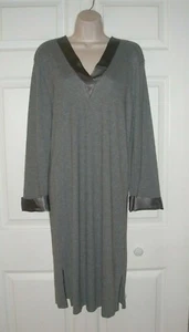 AVON Women’s Small Long Nightgown Grey Gray Sleepwear Warm Fabric New - Picture 1 of 10