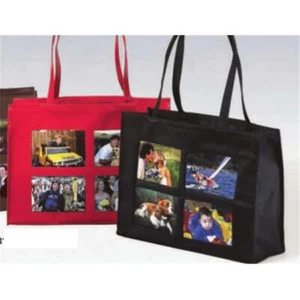 Joann Marie Designs NPH4PBL 4-Pocket Photo Tote - Black Pack of 2 - Picture 1 of 1