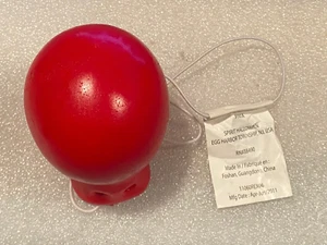 2.75" X 3" Red Clown Honking Adult Costume Nose w/Elastic *Pre-Owned/Nice* d2 - Picture 1 of 7