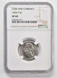 1994-P SP69 Jefferson Nickel Specimen! Rare NGC Matte Finish - Picture 1 of 5